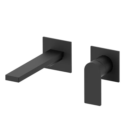 Μπαταρία Νιπτήρος Εντοιχισμού Alpha Two Black